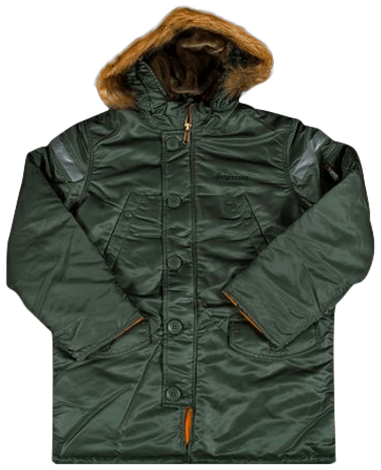 Supreme Reflective Cross N 3B Parka Olive