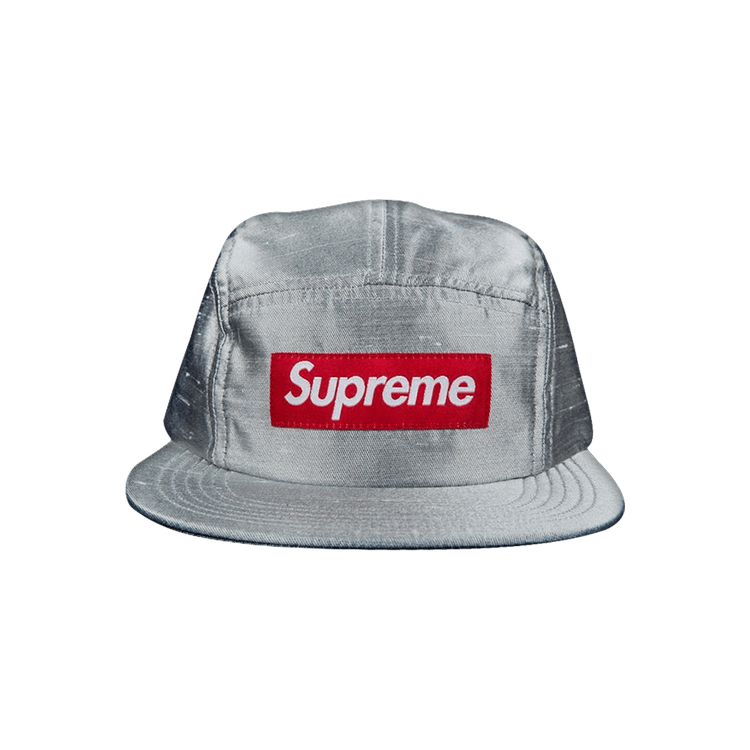 Supreme raw silk camp cap clearance