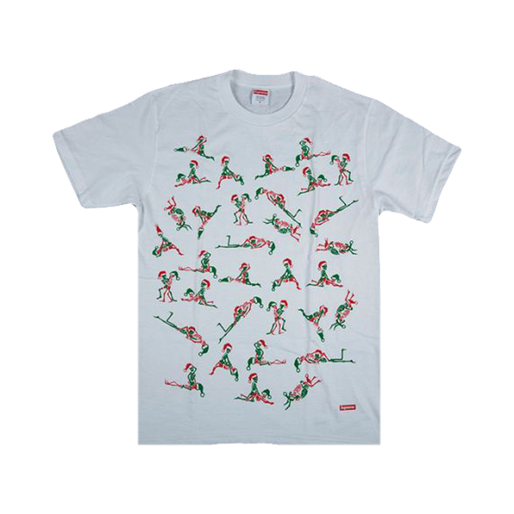 Buy Supreme Christmas T-Shirt 'White' - FW17T39 WHITE | GOAT