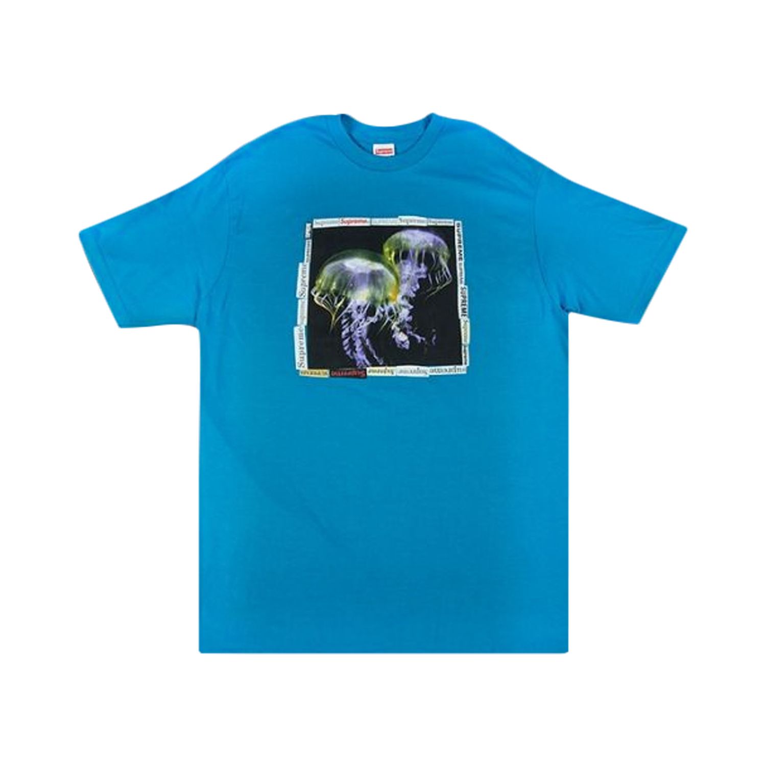 Pre-owned Supreme Jellyfish T-shirt 'cyan' | Blue | Men's Size M