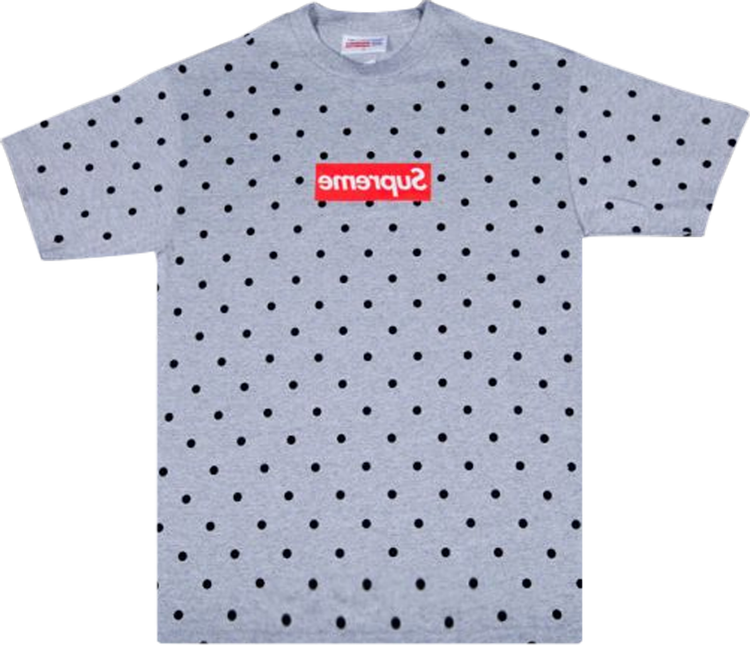 Buy Supreme x Comme des Garçons SHIRT Box Logo T-Shirt 'Grey