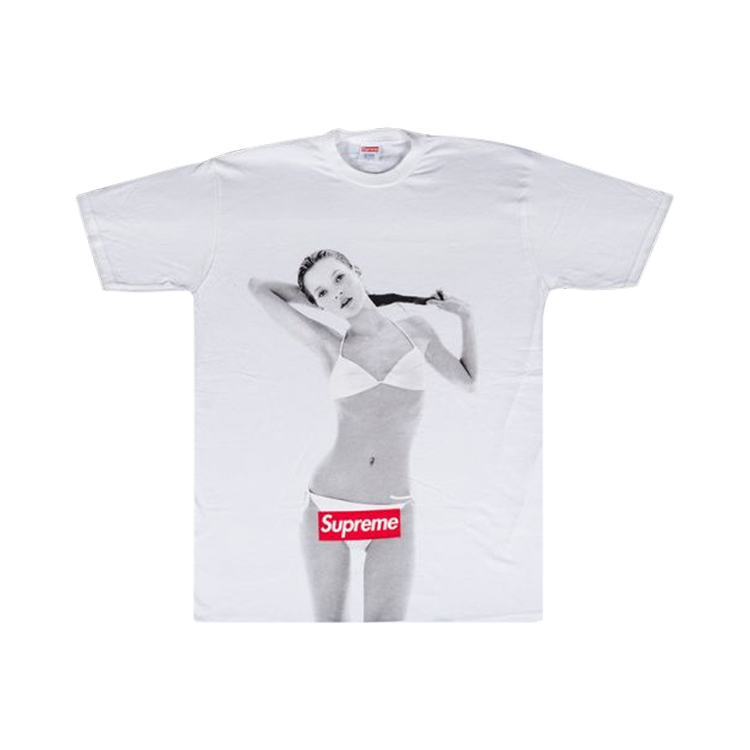 Buy Supreme Kate Moss 10th Anniversary T-Shirt 'White' - FW08T5 