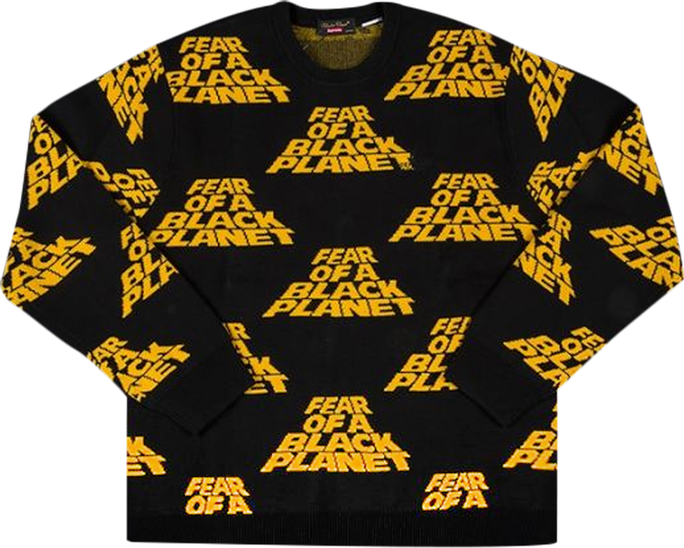 Supreme x Undercover x Public Enemy Sweater 'Black' | GOAT