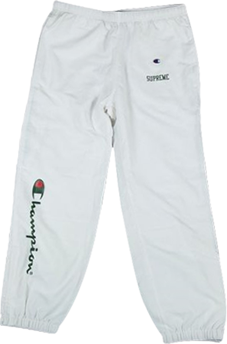 Supreme champion track pants 18s/s white