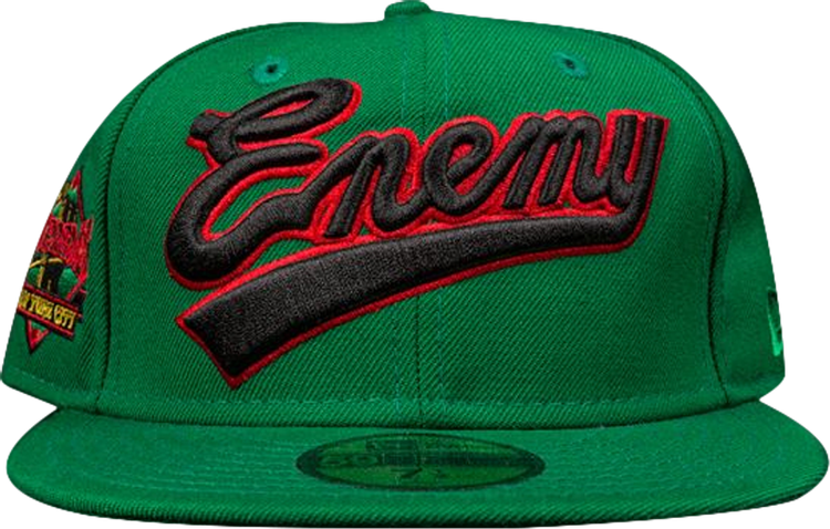Buy Supreme Public Enemy New Era Cap 'Green' - SS07H69 GREEN | GOAT SA