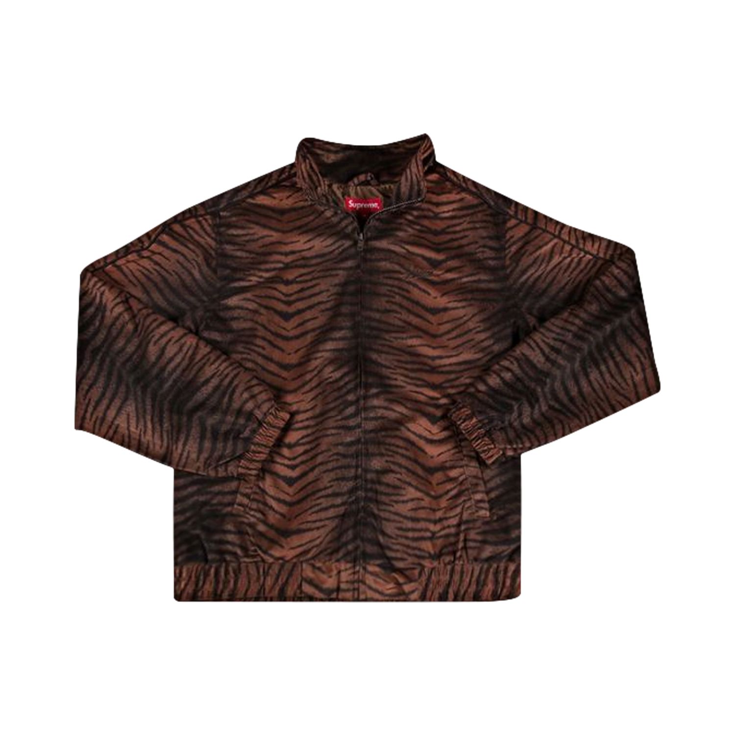 Supreme Tiger Stripe Track Jacket 'Brown' | Men's Size L
