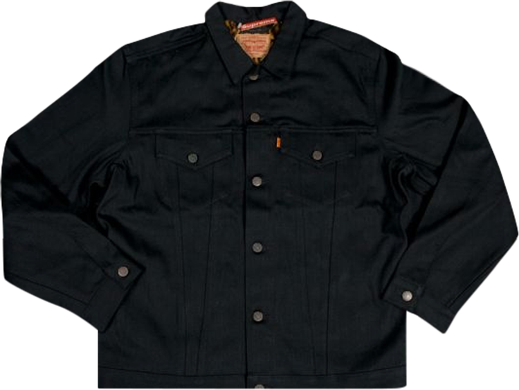 Supreme x Levis Trucker Jacket Black