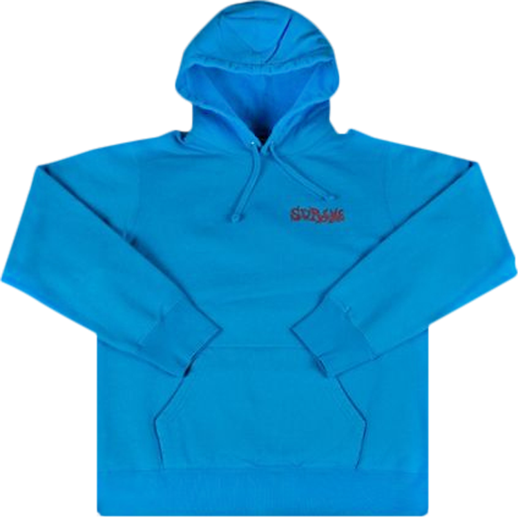 supreme hoodie blue