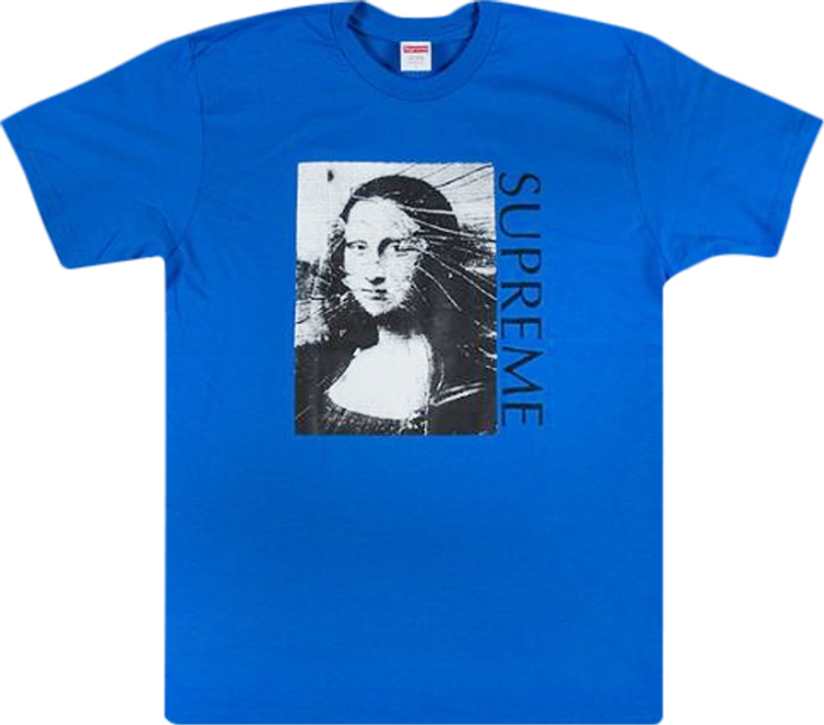 Buy Supreme Mona Lisa T-Shirt 'Royal Blue' - SS18T50 ROYAL BLUE | GOAT