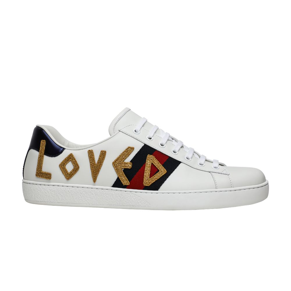 Gucci Ace 'Loved' | White | Men's Size 8.5