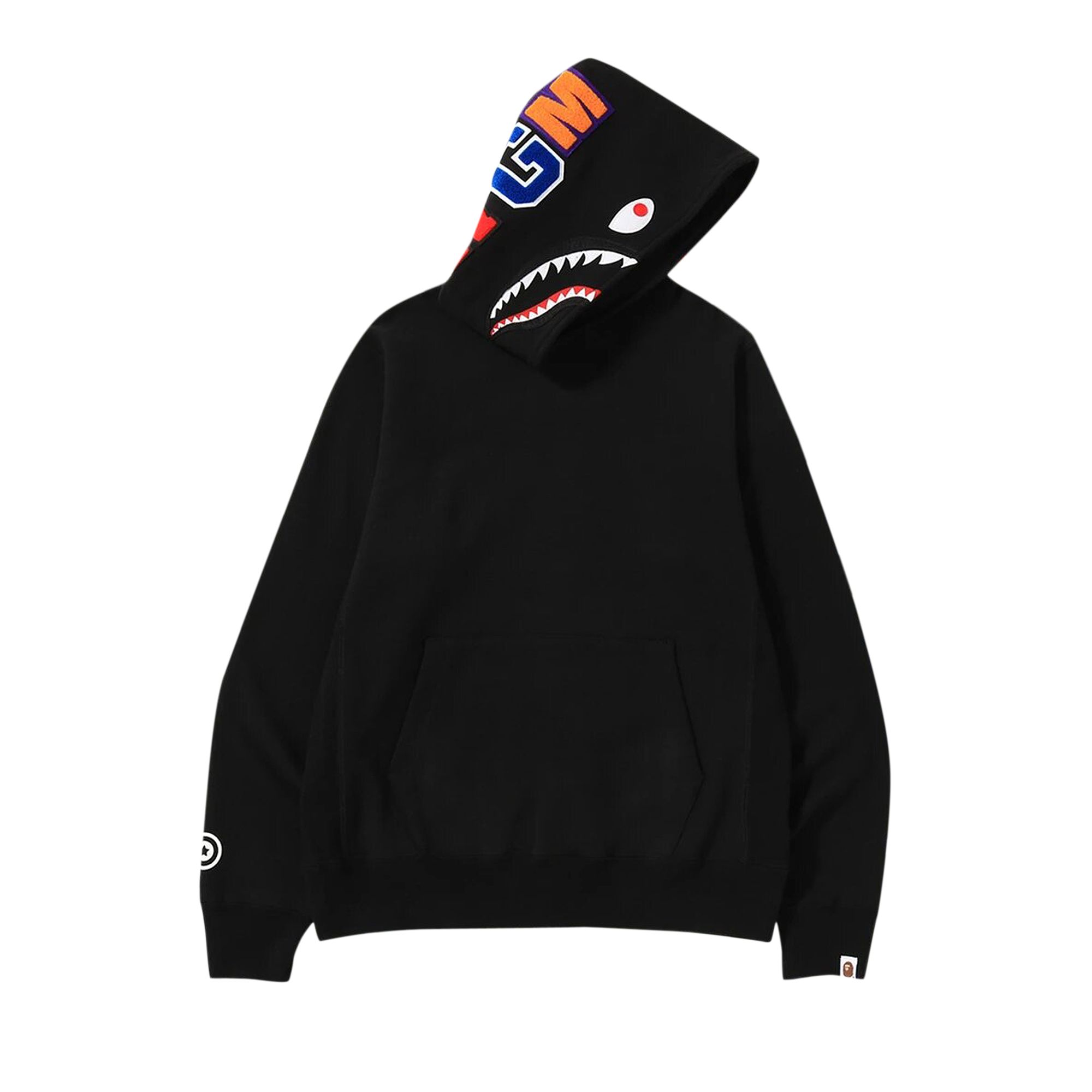 BAPE Shark Pullover Hoodie 'Black' | Men's Size M