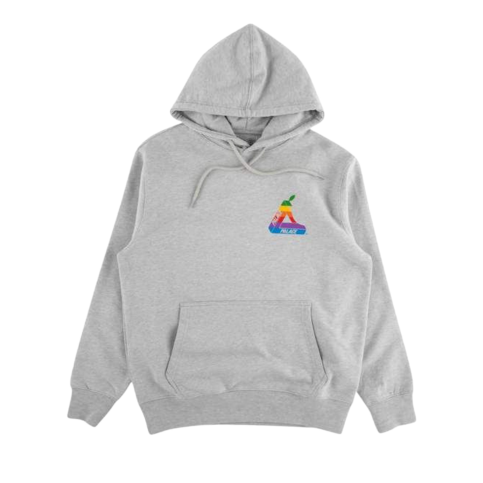 Pre-owned Palace Jobsworth Hood 'grey Marl'