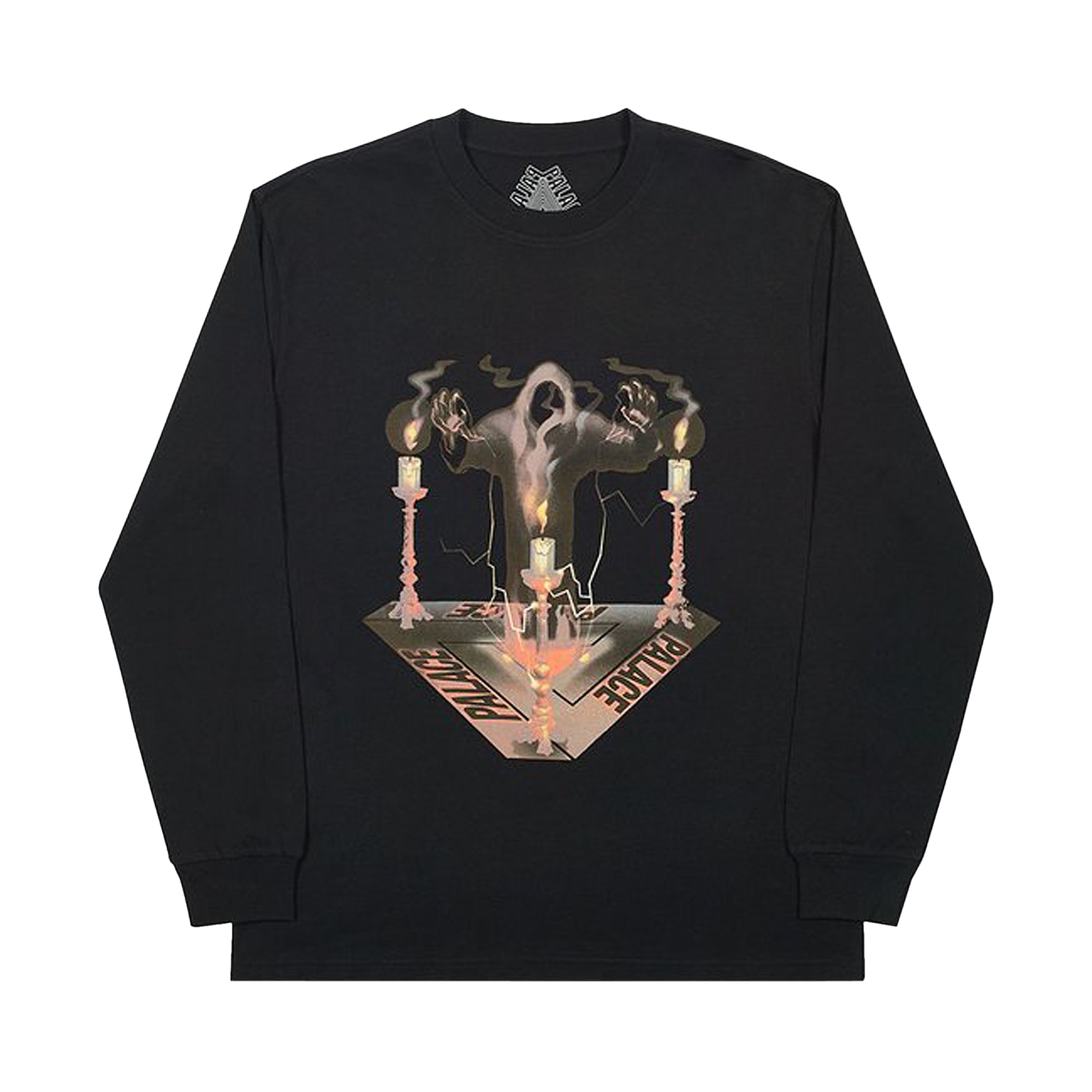 Palace Spooked Long-Sleeve 'Black' | Men's Size M