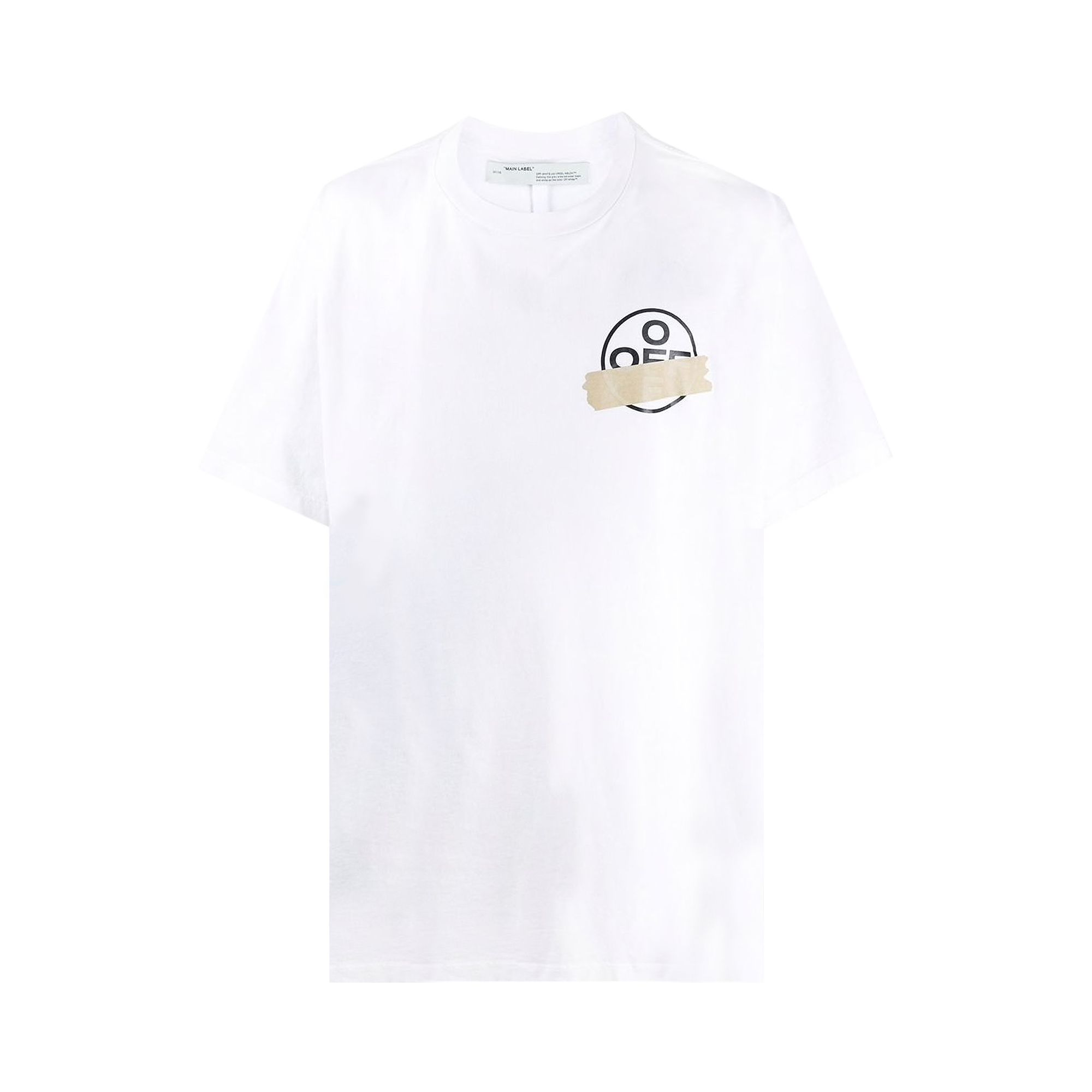 Off-White Tape Arrows Short Sleeve Over Tee 'White' | Men's Size XS