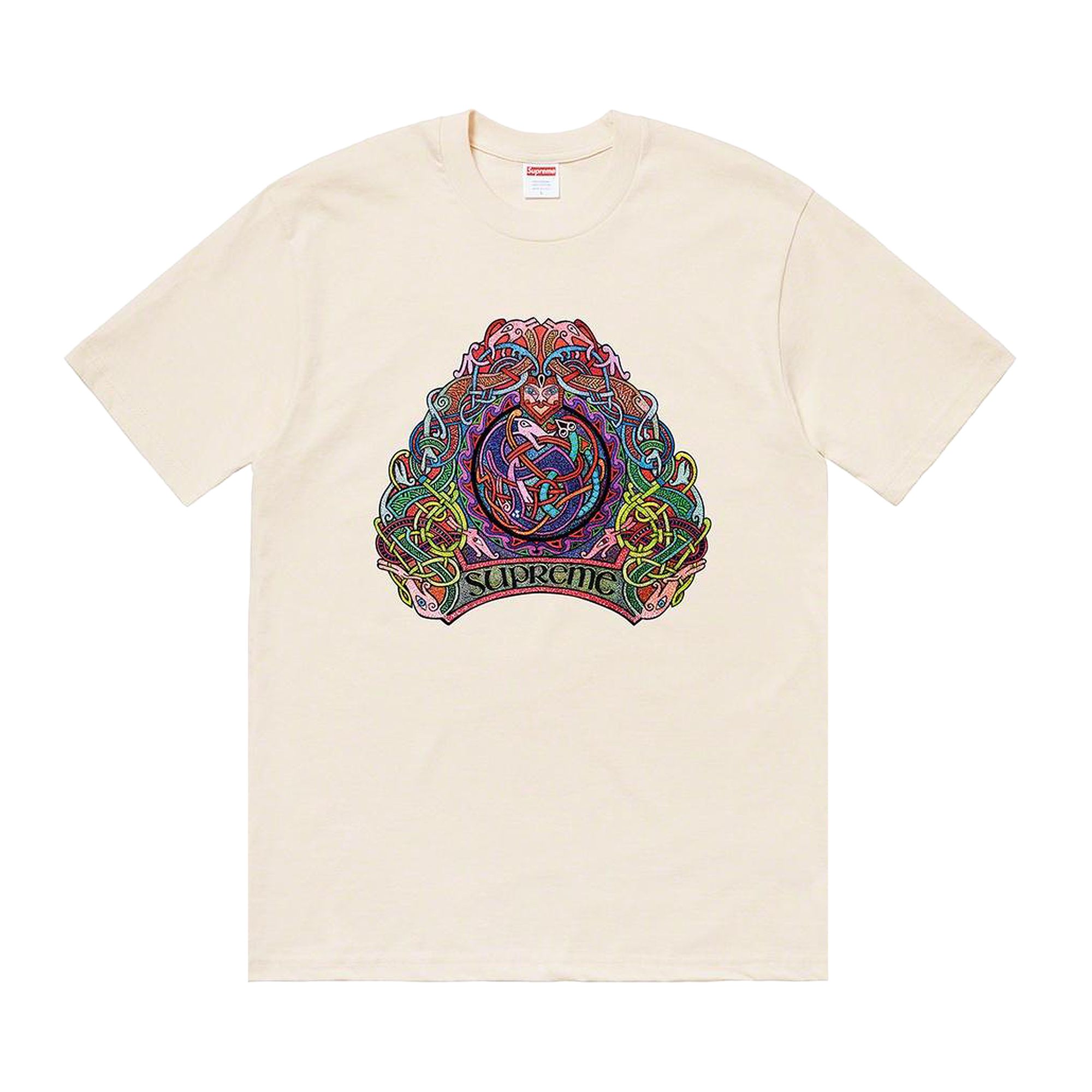 SUPREME SUPREME KNOT TEE 'NATURAL'