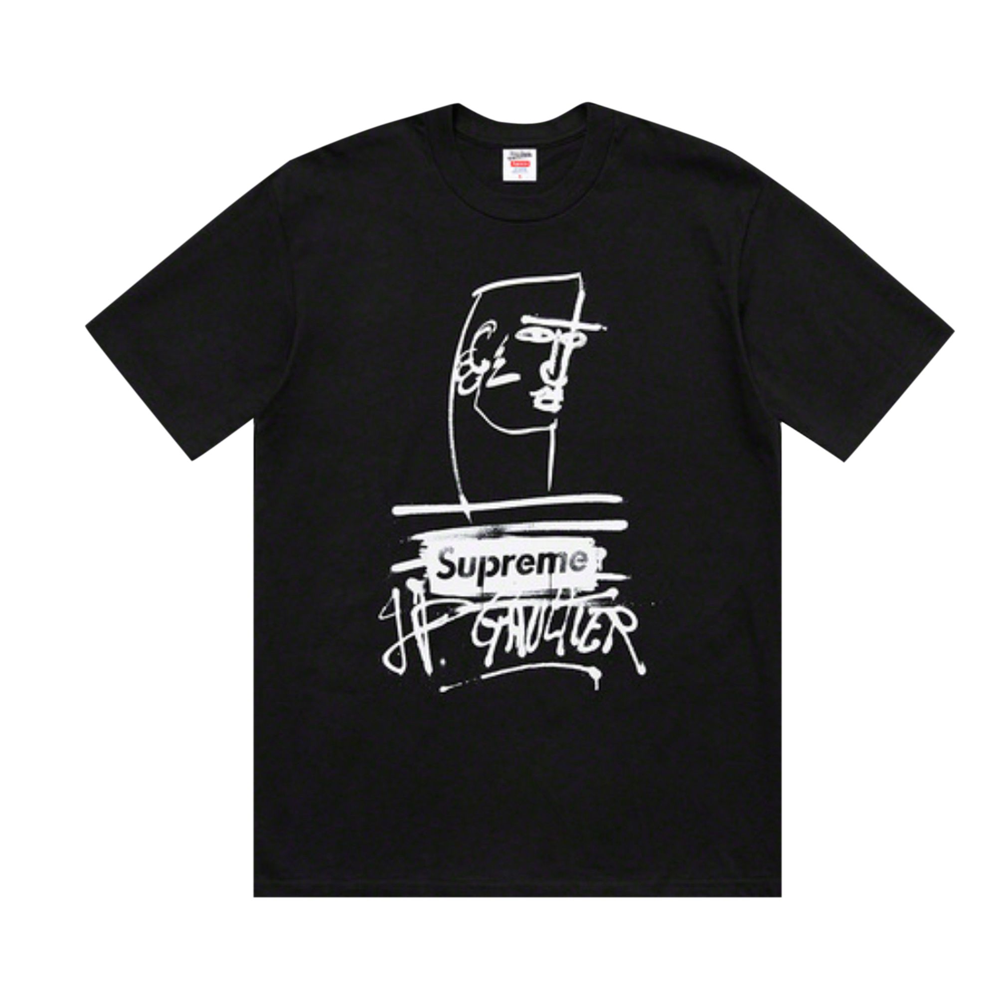 Supreme x Jean Paul Gaultier Tee 'Black' | Men's Size M