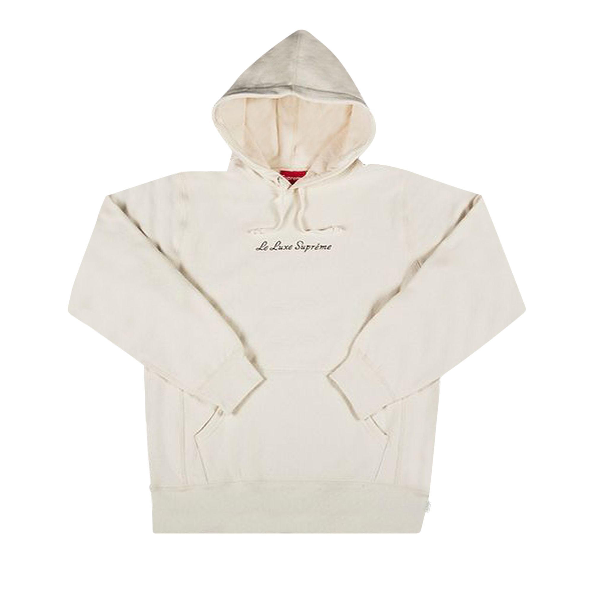 Pre-owned Supreme Le Luxe Hooded Sweatshirt 'natural' In Tan