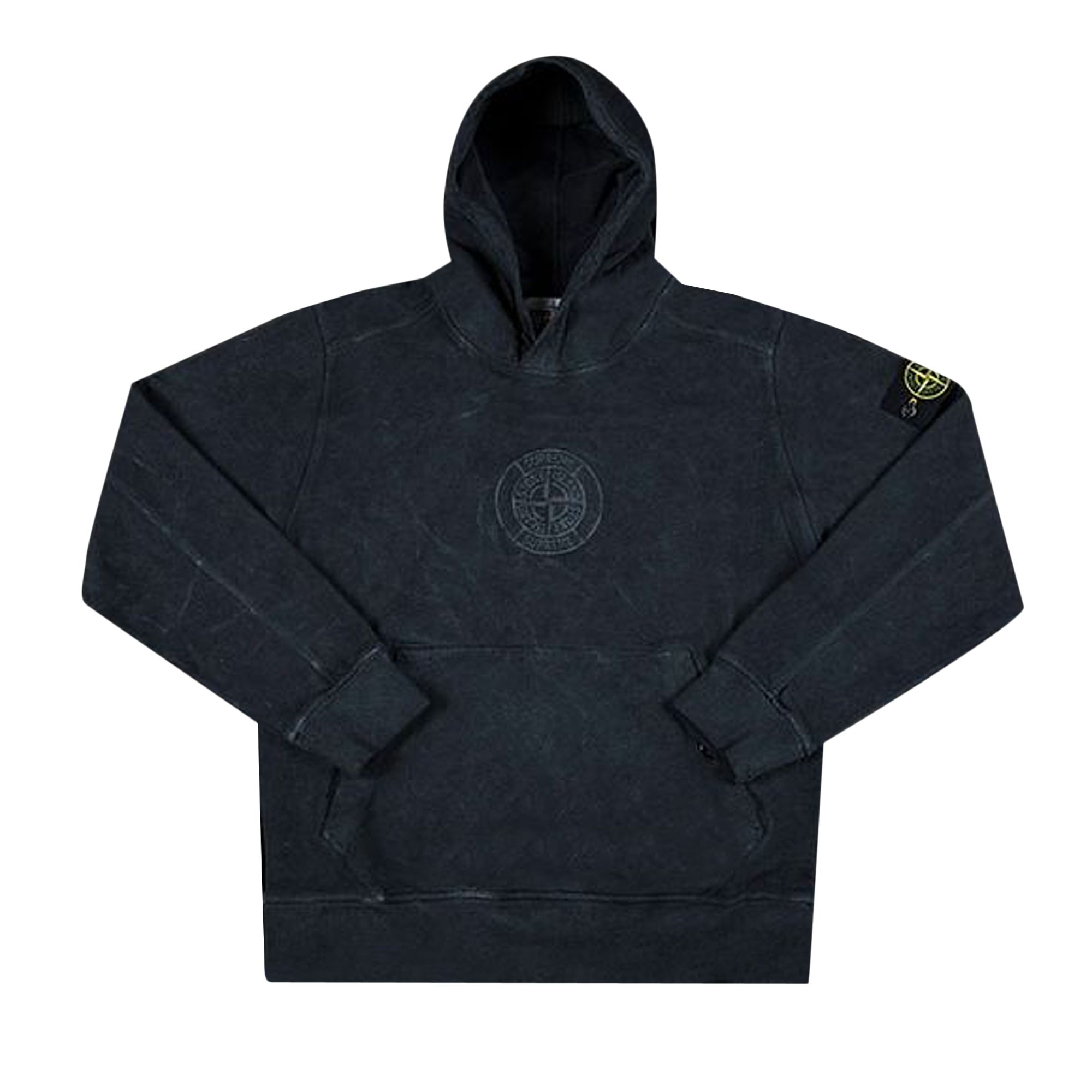 Supreme x Stone Island Hooded Sweatshirt 'Black' | Men's Size M