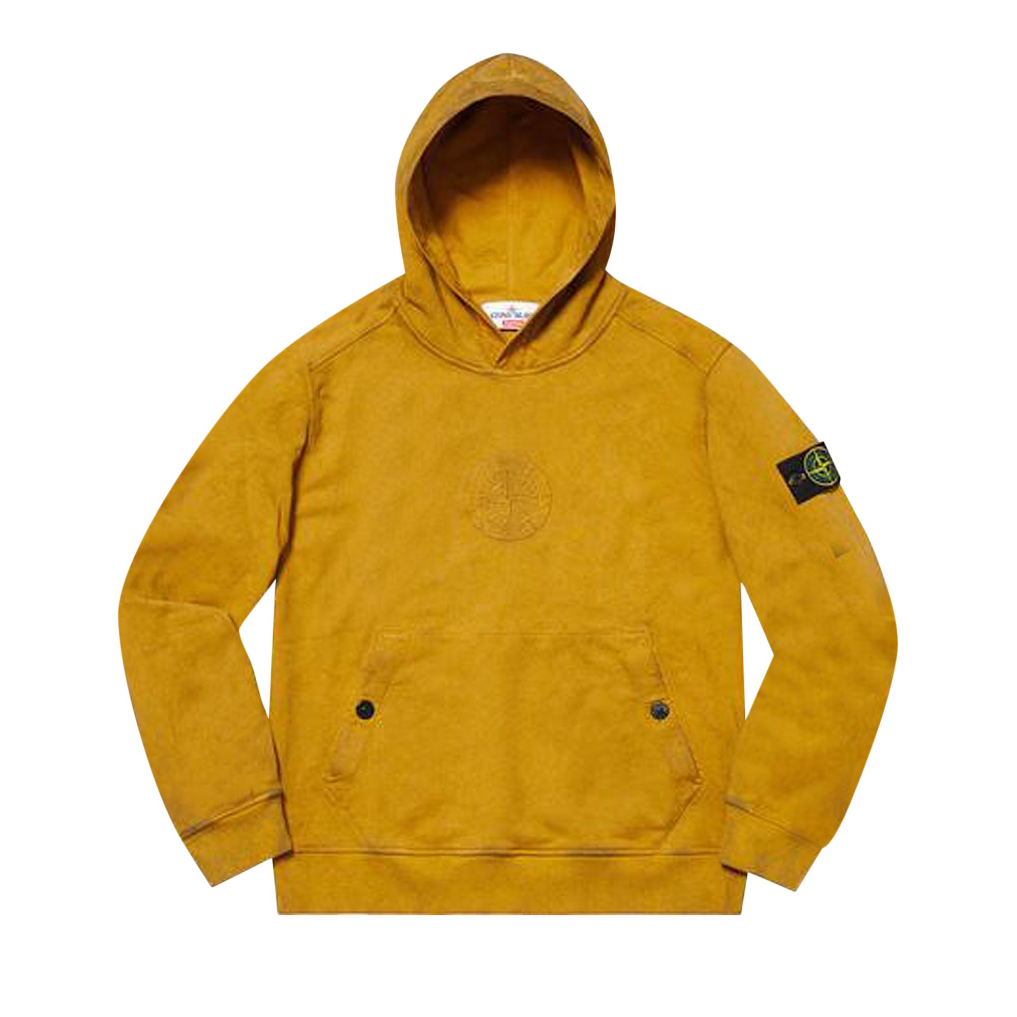 Supreme x Stone Island Hooded Sweatshirt 'Olive' | Green | Men's Size M