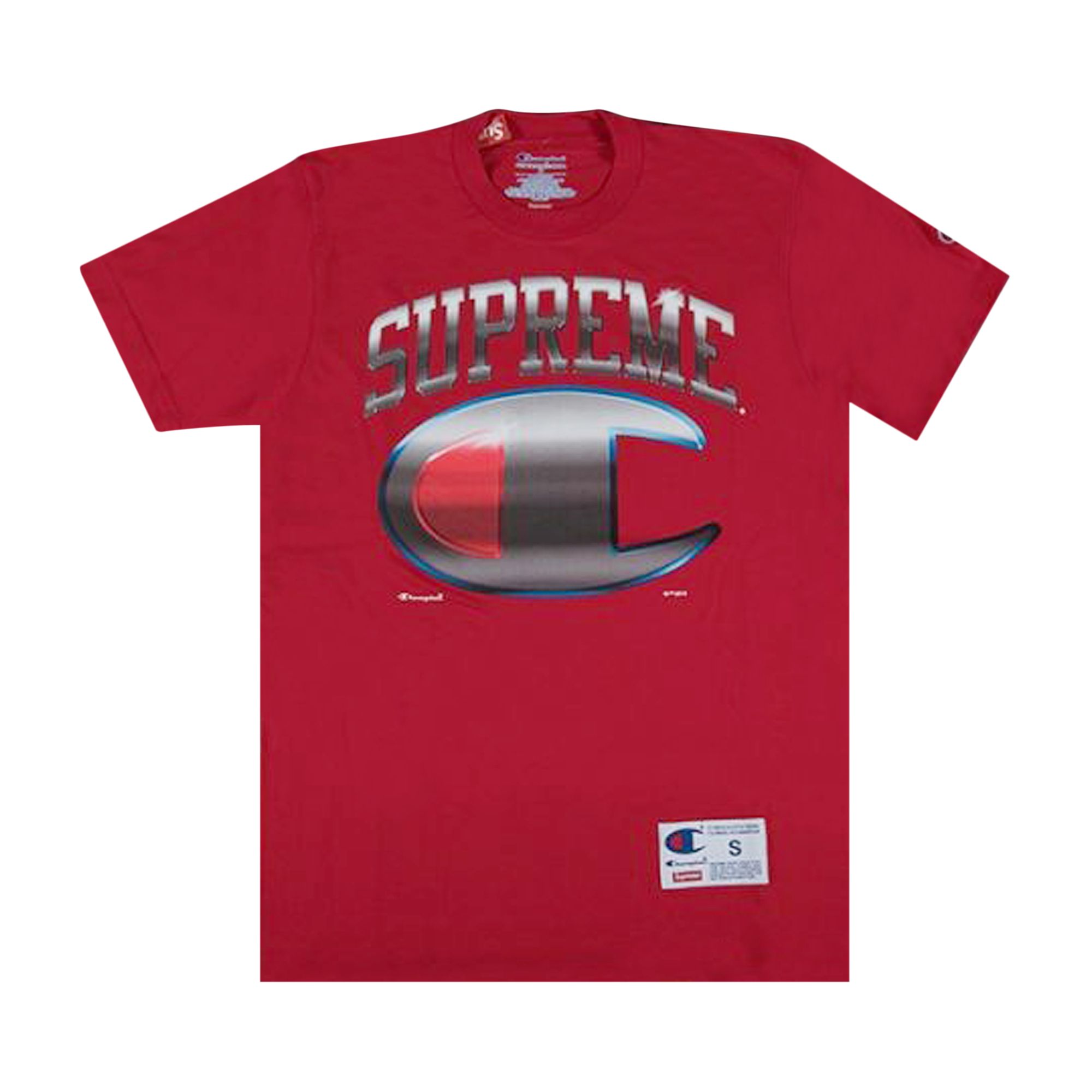 Supreme Champion Chrome Short-Sleeve Top 'Red' | Men's Size XL