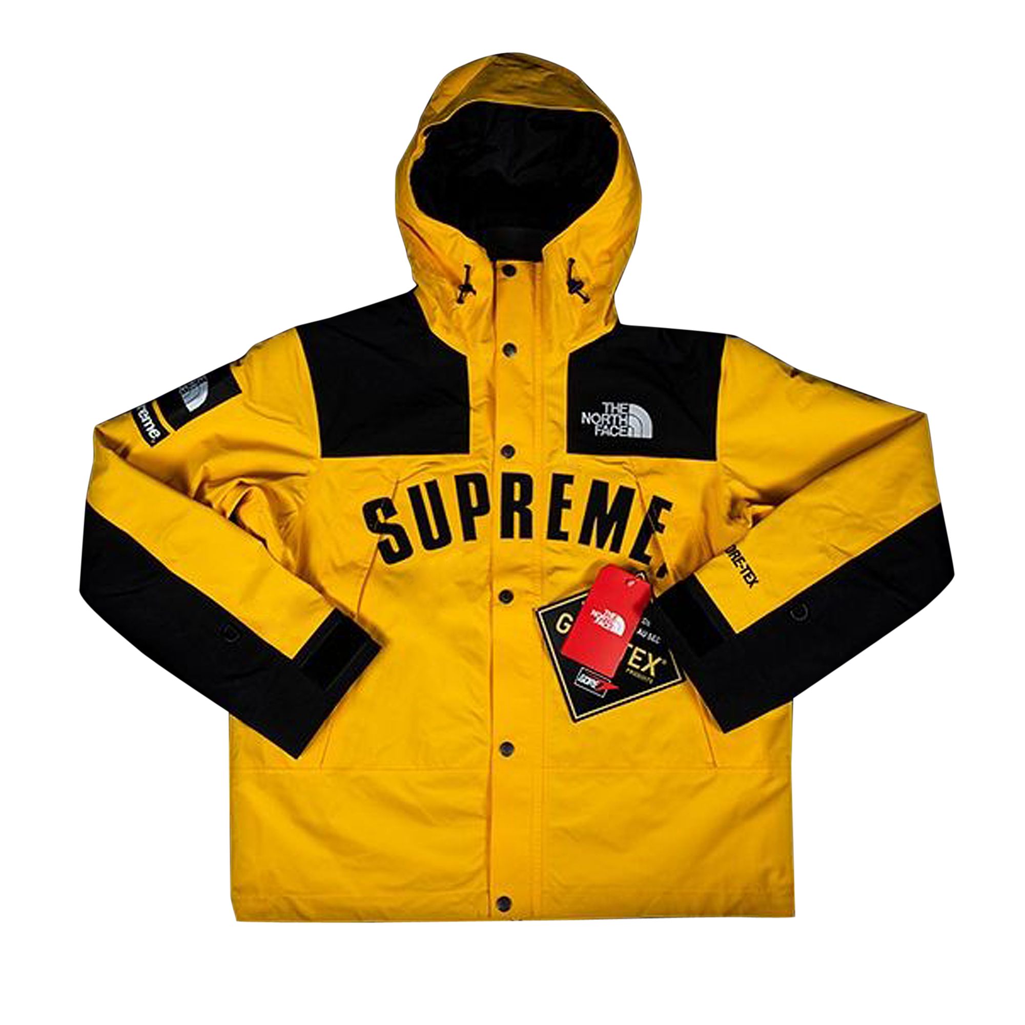 Supreme x The North Face Arc Logo Mountain Parka 'Yellow' | Men's Size XL