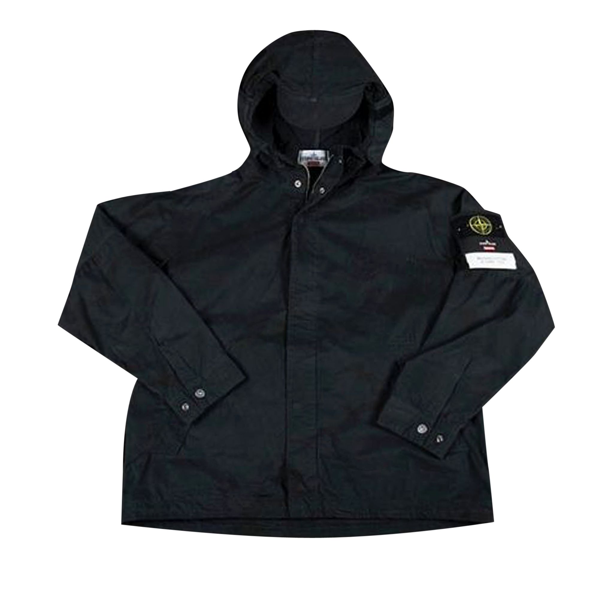 Pre-owned Supreme Stone Island Riot Mask Camo Jacket 'black' | Men's Size Onesize