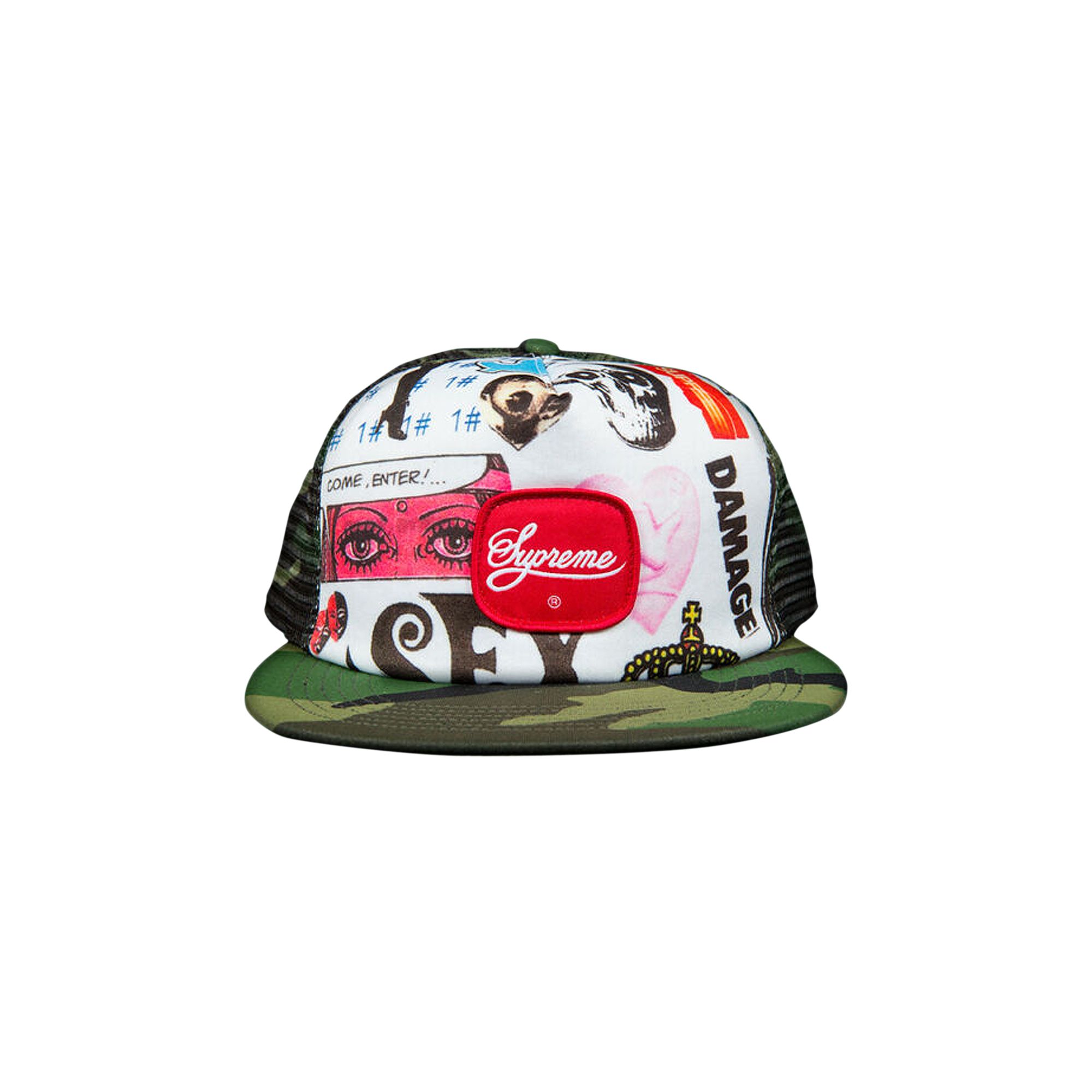 Pre-owned Supreme Blood Lust Mesh Back 5-panel 'camo' | Multi-color | Men's Size Onesize