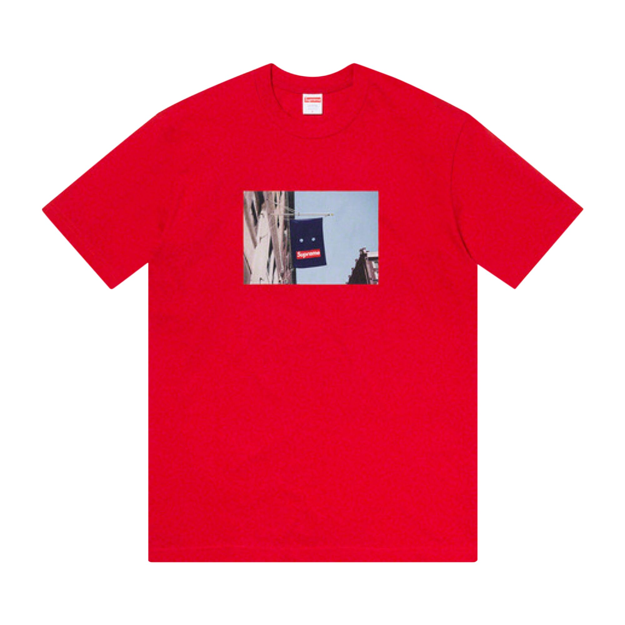 Supreme Banner Tee 'Red' | Men's Size M