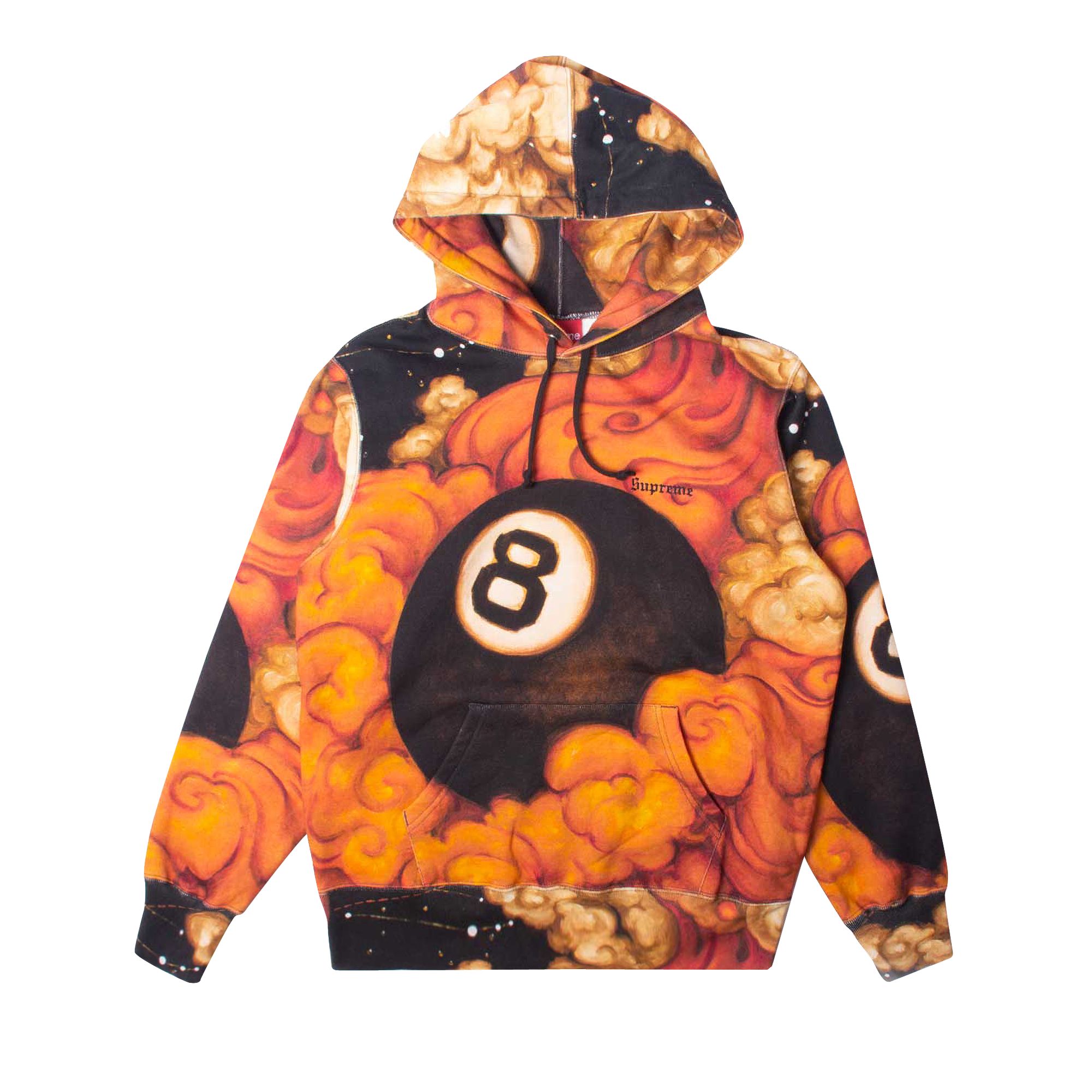Supreme Martin Wong 8-Ball Hooded Sweatshirt 'Multi' | Multi-Color | Men's Size M