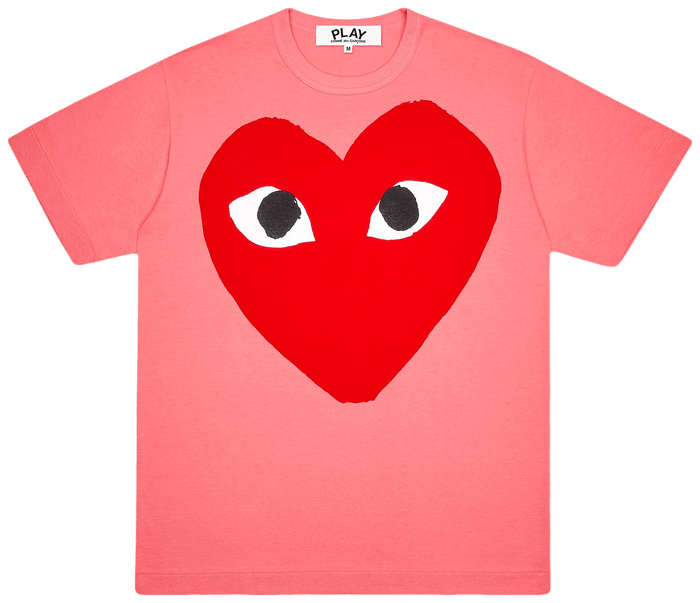 CDG PLAY Red Logo Tee