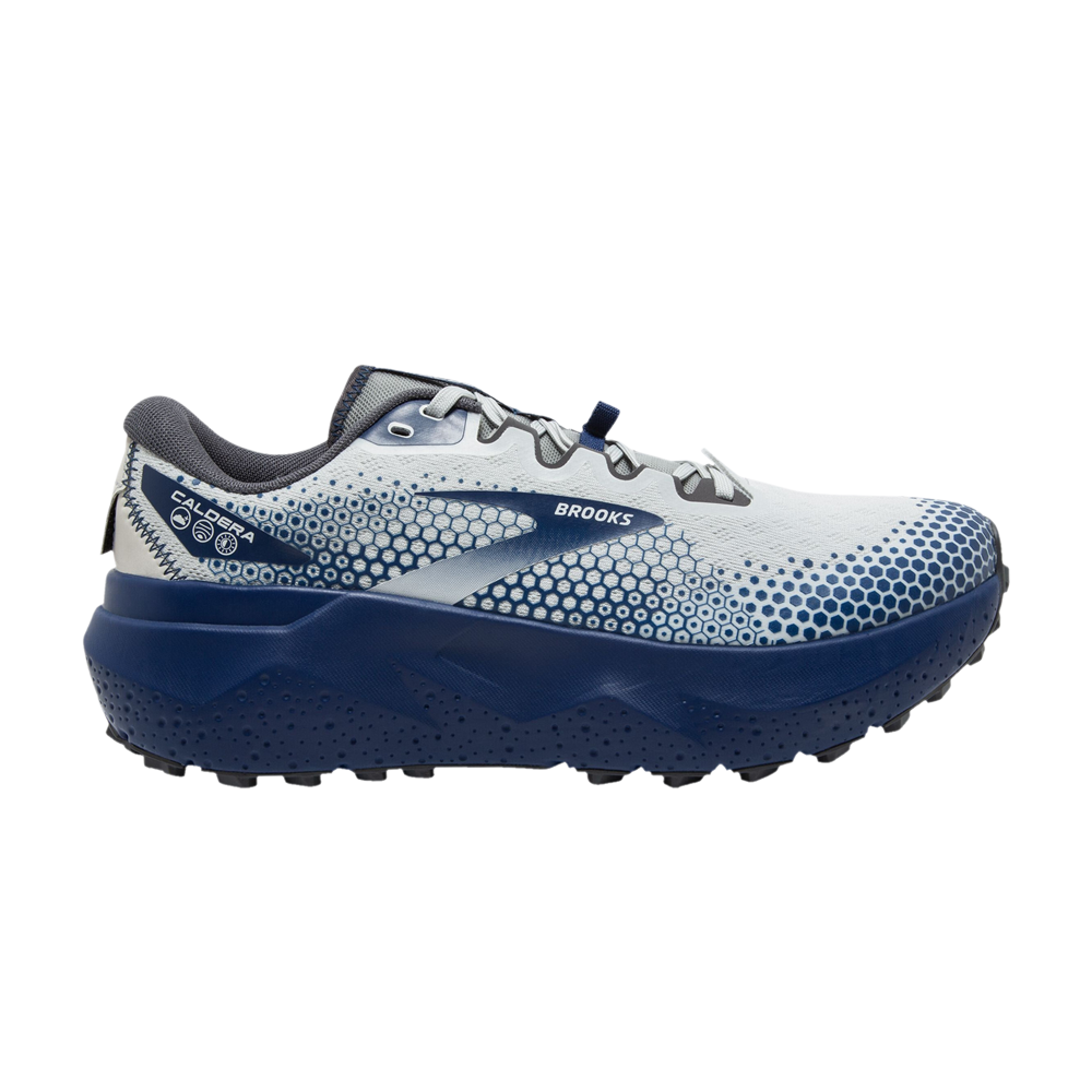 Pre-owned Brooks Caldera 6 'oyster Blue Depths' In White