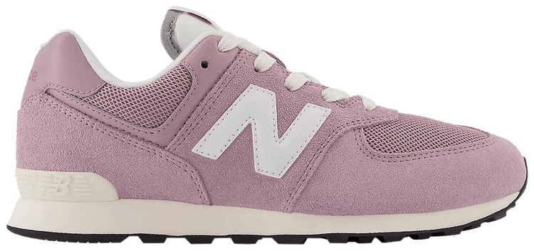 New Balance 574 Big Kid Wide Lilac Chalk