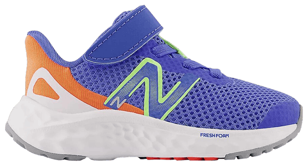 New Balance Fresh Foam Arishi v4 Bungee Lace Toddler Bright Lapis Neon Dragonfly