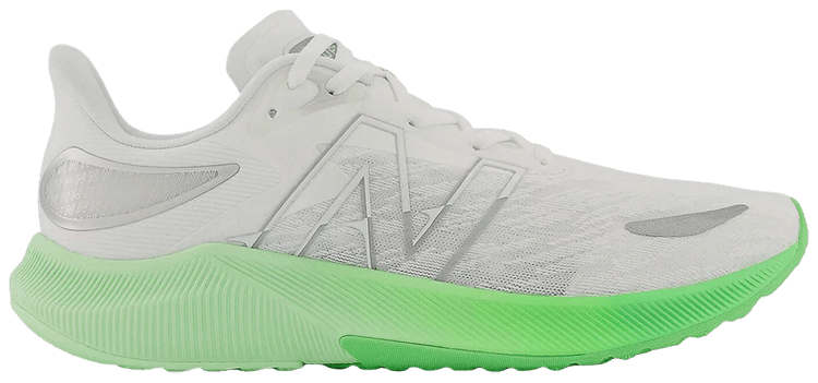 New Balance FuelCell Propel v3 2E Wide White Vibrant Spring Glo