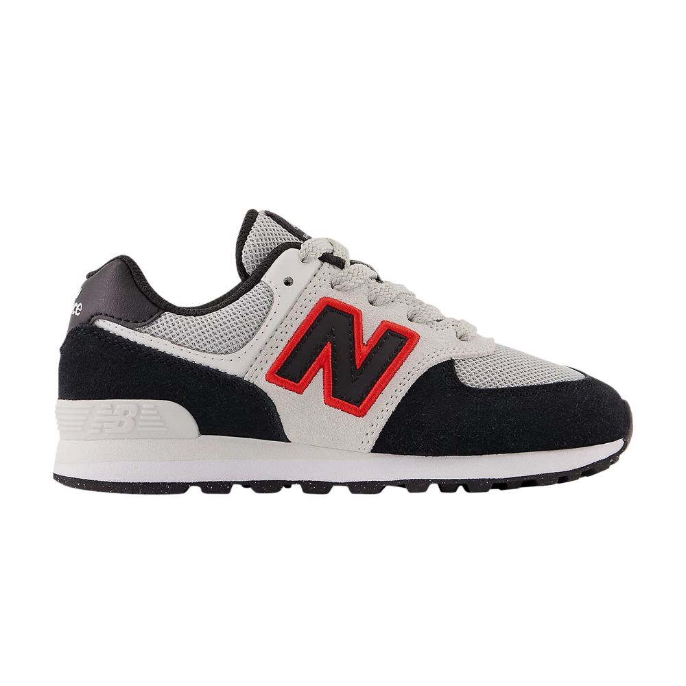 Pre-owned New Balance 574 Little Kid 'black Nimbus Cloud Red' | Kid's Size 3