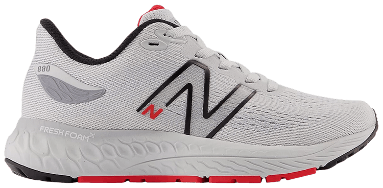 New Balance Fresh Foam X 880v12 Little Kid Light Aluminum True Red