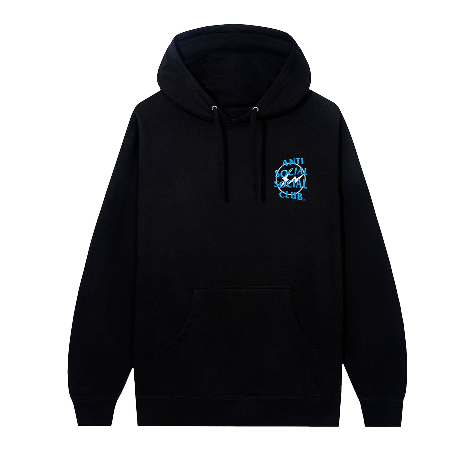 Anti Social Social Club x Fragment Precious Petals Hoodie 'Black/Blue' | Men's Size L