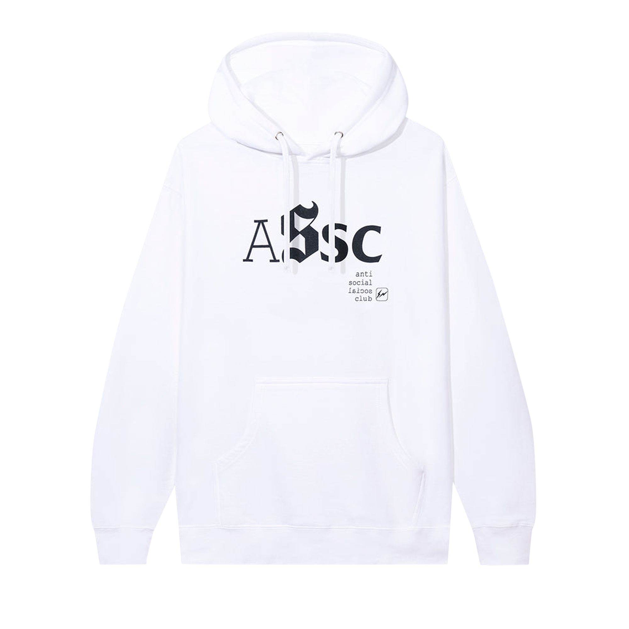 Anti Social Social Club x Fragment Type A Hoodie 'White' | Men's Size XL