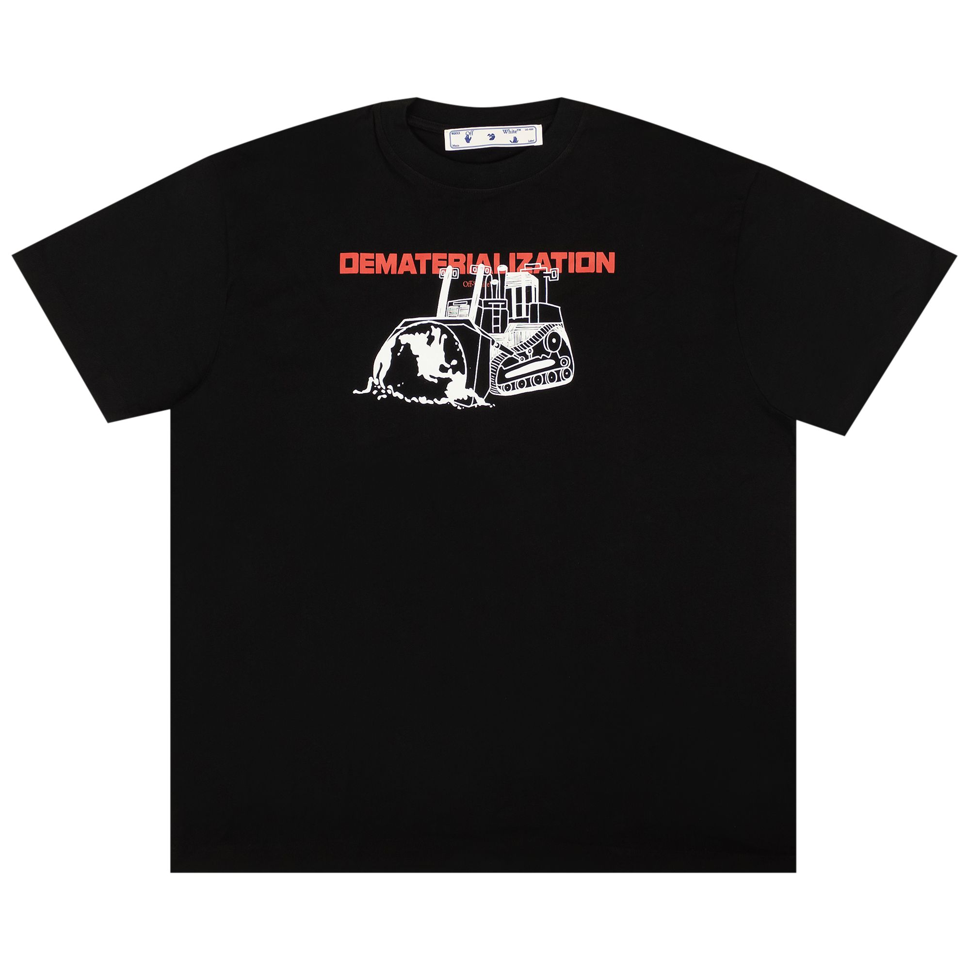 Off-White Dematerialization Over Tee 'Black' | Men's Size XS