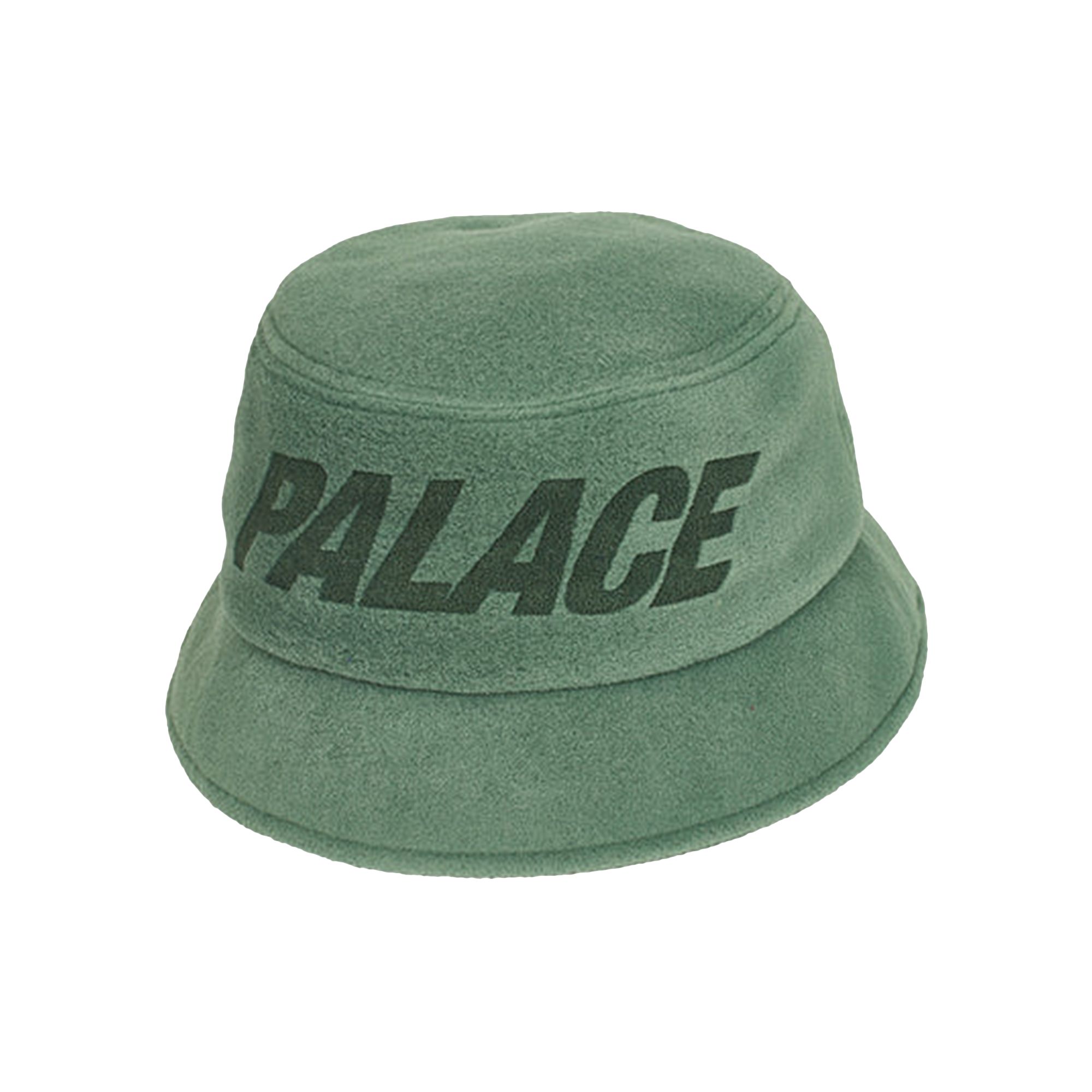 Pre-owned Palace Polartec Lazer Bucket Hat 'green' | Men's Size S/m