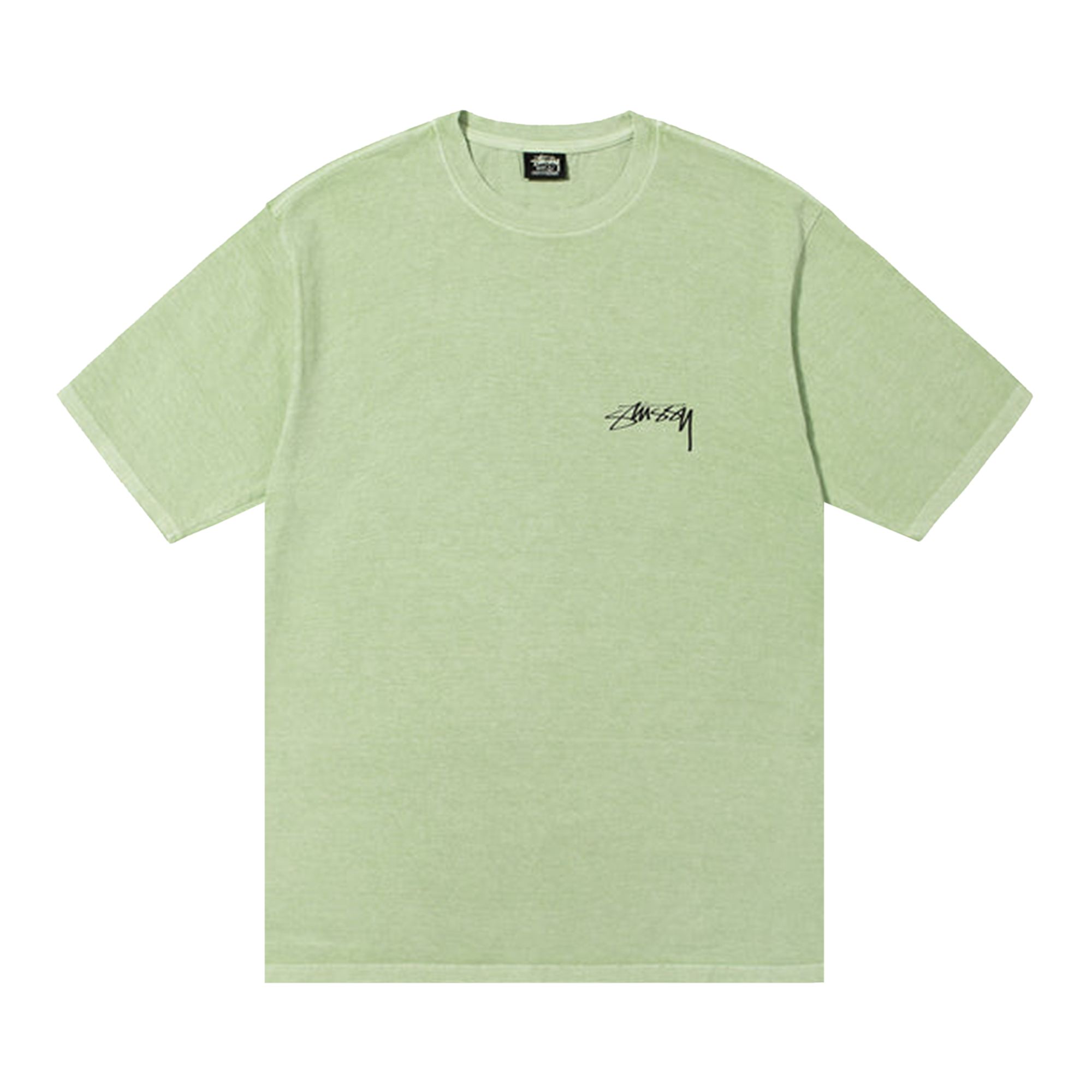 Pre-owned Stussy 100% Pigment Dyed Tee 'sage' In Green