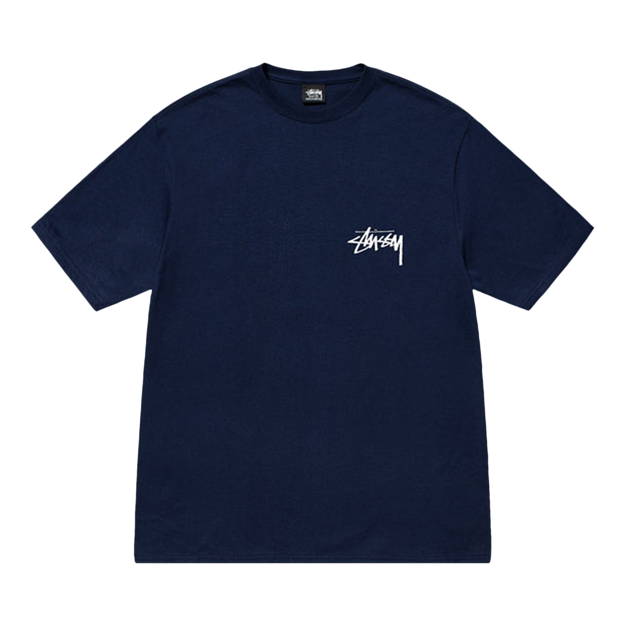 Pre-owned Stussy 8 Ball Fade Tee 'navy' In Blue