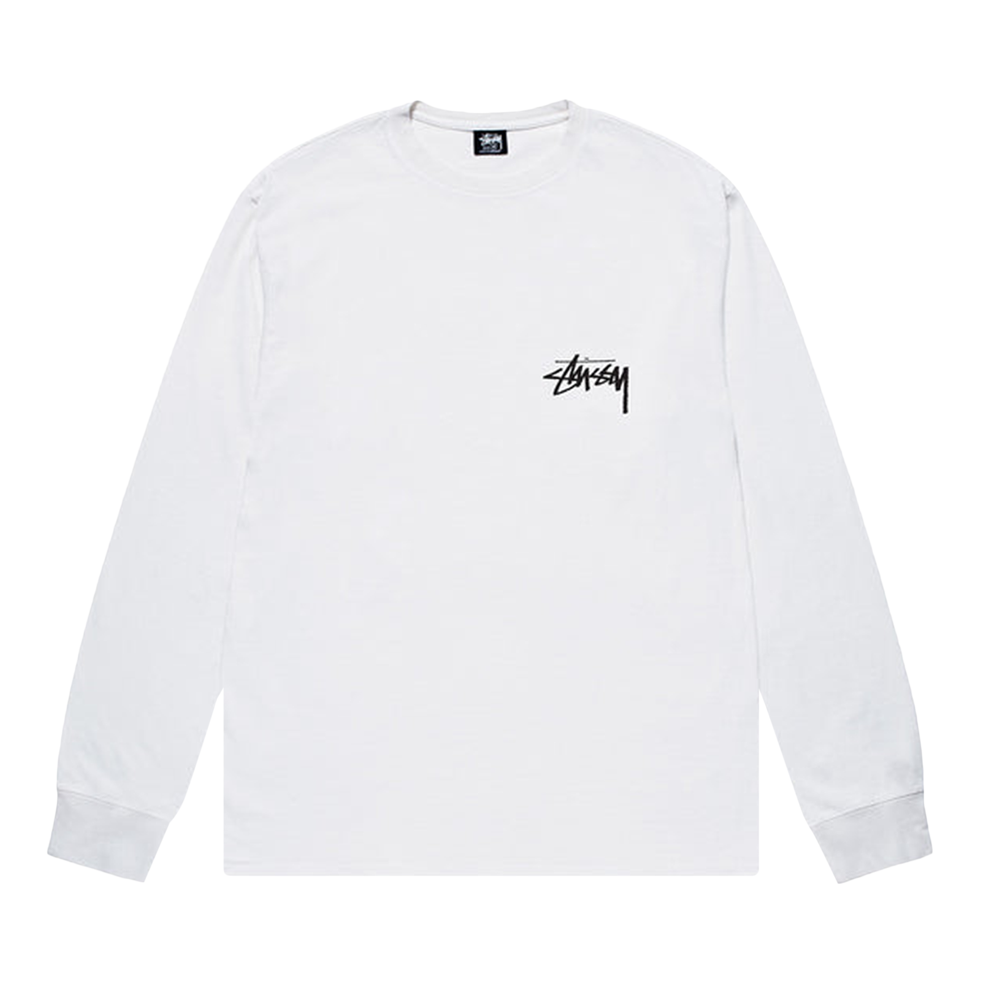 Pre-owned Stussy 8 Ball Fade Long-sleeve Tee 'white'