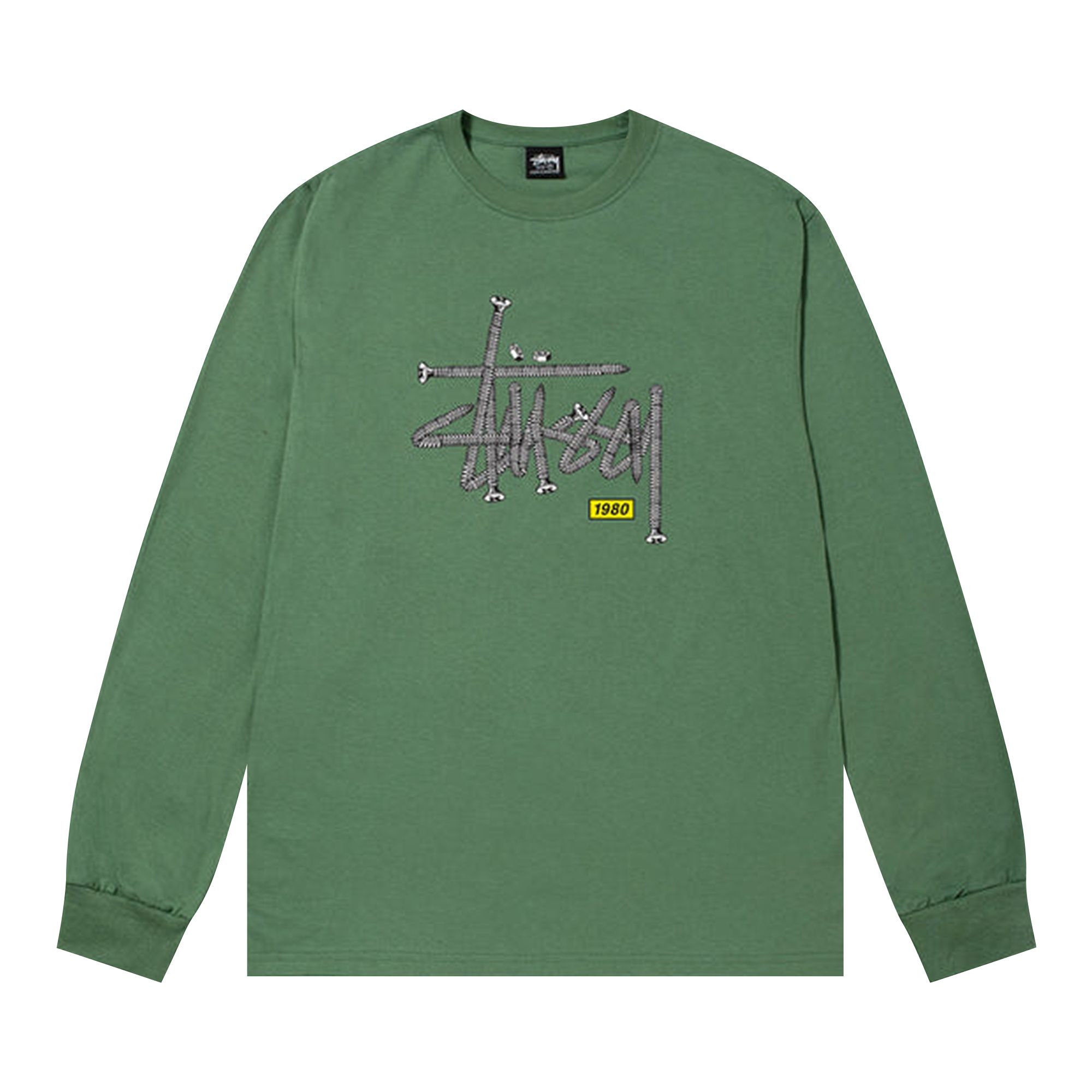 Stussy Hardware Long-Sleeve Tee 'Sage' | Green | Men's Size S