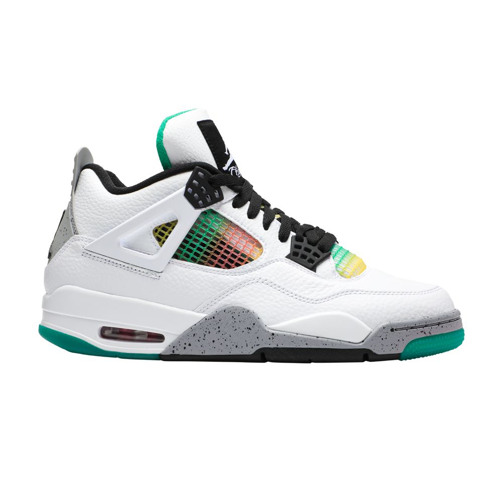 Wmns Air Jordan 4 Retro 'Rasta' | White | Women's Size 9