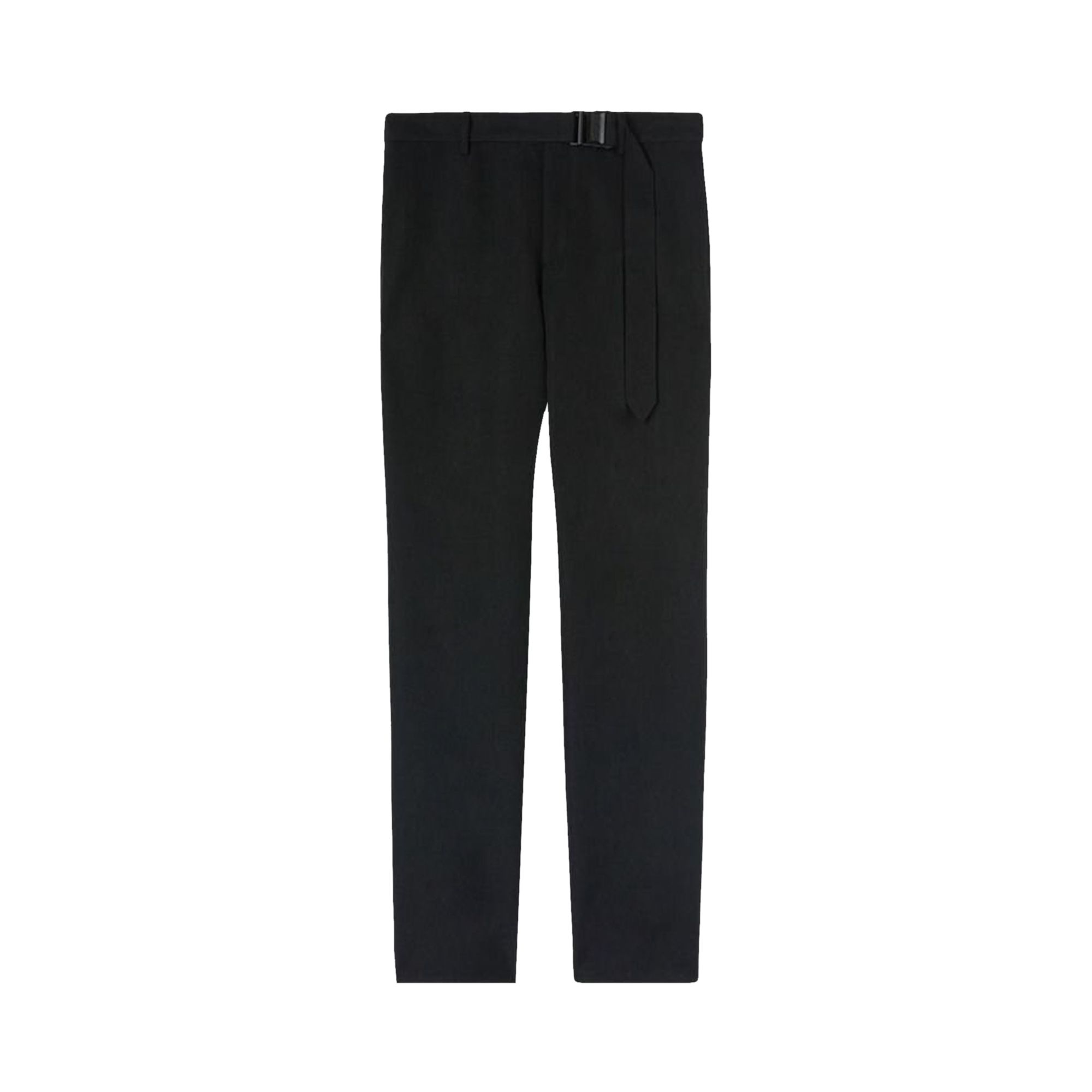 Off-White Buckle Dry Wool Slim Pant 'Black' | Men's Size 50