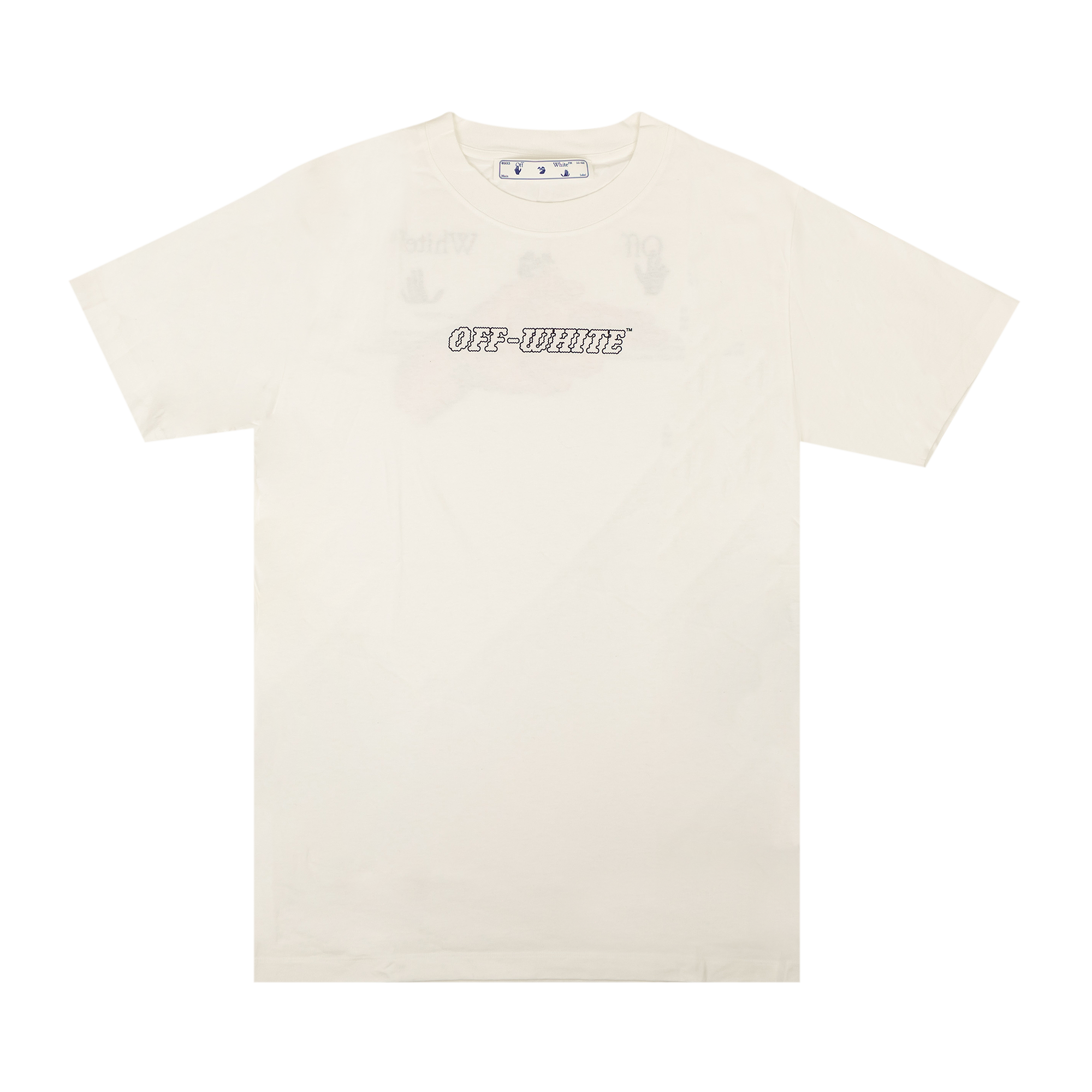 Pre-owned Off-white Pascal Print Slim T-shirt 'white'