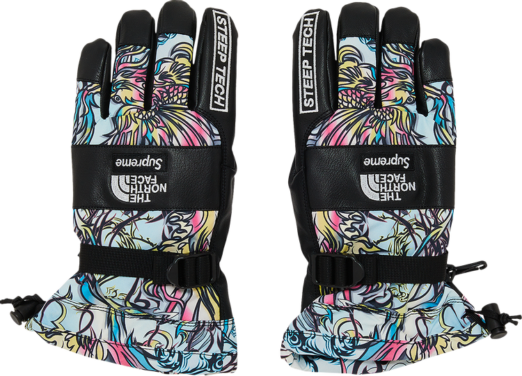 Buy Supreme x The North Face Steep Tech Gloves 'Multicolor Dragon'