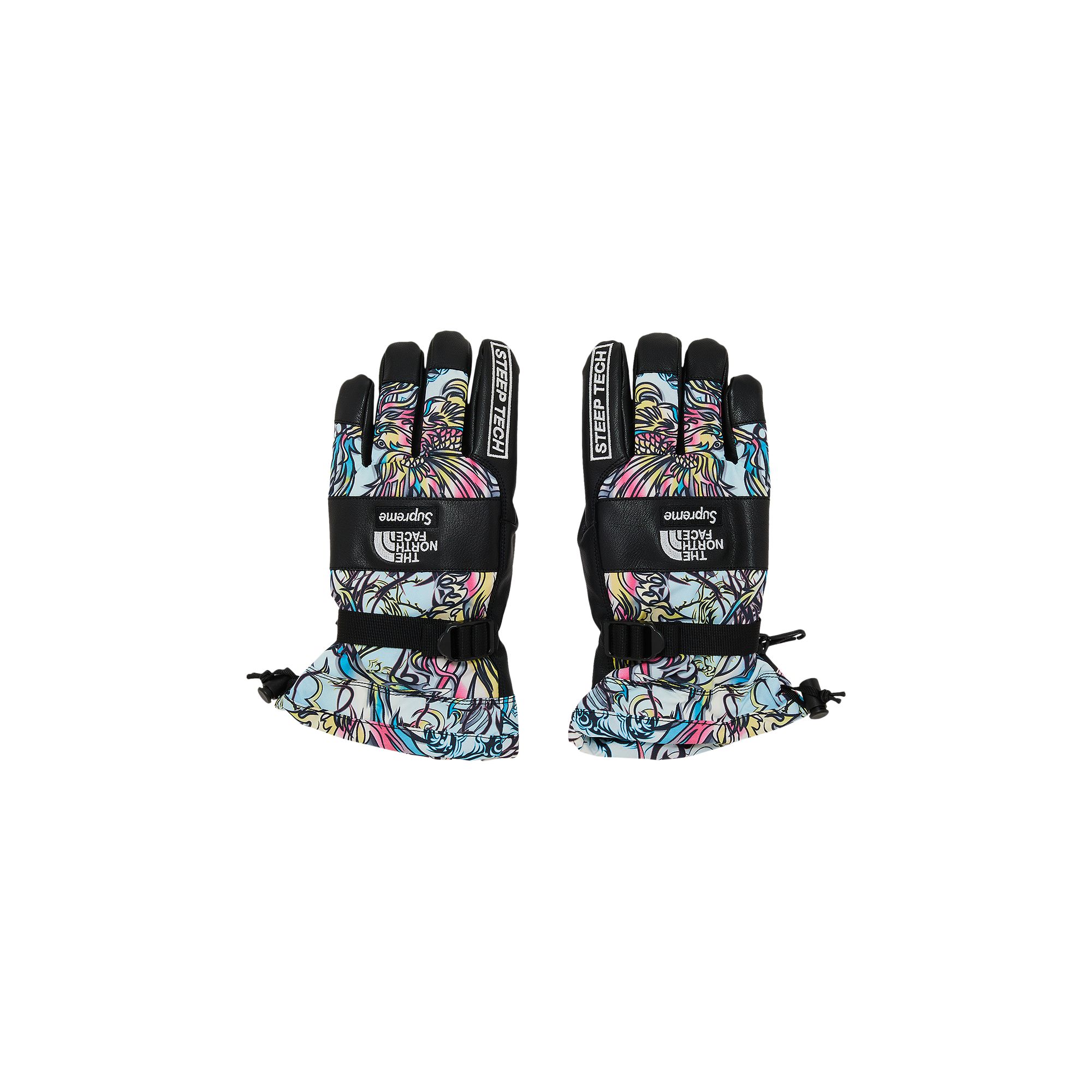 Supreme x The North Face Steep Tech Gloves 'Multicolor Dragon' | Multi-Color | Men's Size S