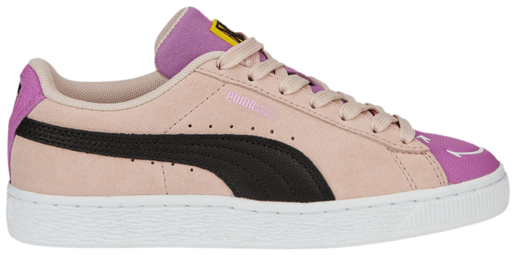 SmileyWorld x Puma Suede Big Kid Rose Quartz Mauve Pop